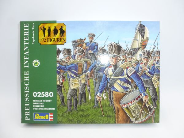Revell 1:72 Nap. Wars Prussian Infantry, No. 2580 - orig. packaging, on cast