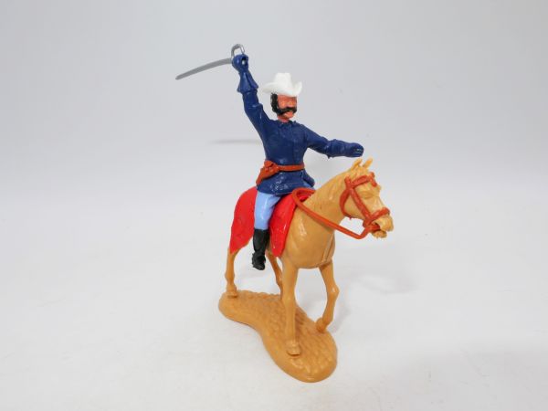 Timpo Toys Nordstaaten Offizier 3. Vers. auf stehendem Pferd