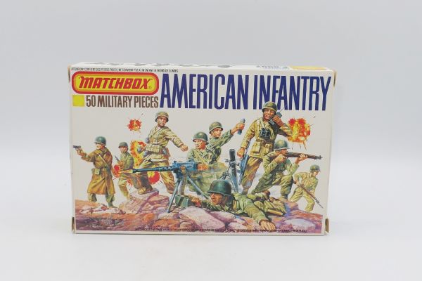 Matchbox 1:76 American Infantry, P5002 - OVP, Figuren lose aber komplett