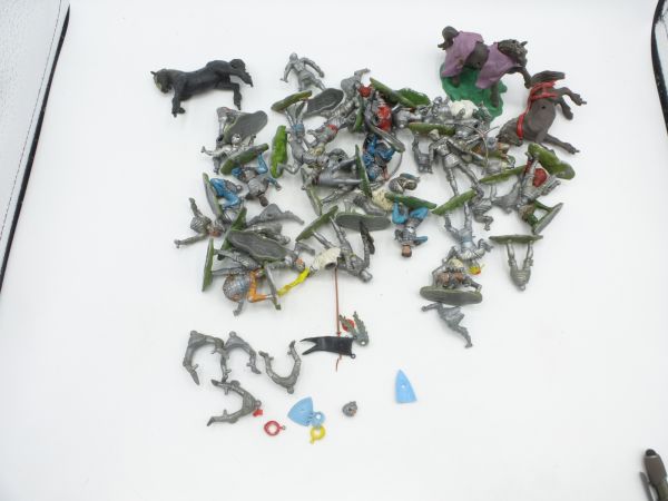 Britains Swoppets Large assortment of knight parts for hobbyists