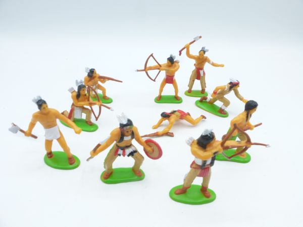 Panini Set of Indians (3 riders, 10 feet)