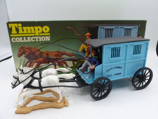 Timpo Toys Jail wagon, no. 276 - orig. packaging, top condition, rare colour