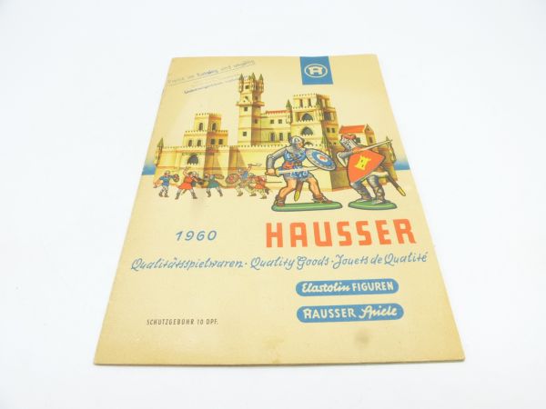 Elastolin Seltener Katalog von 1960, 27 Seiten - sehr guter Zustand