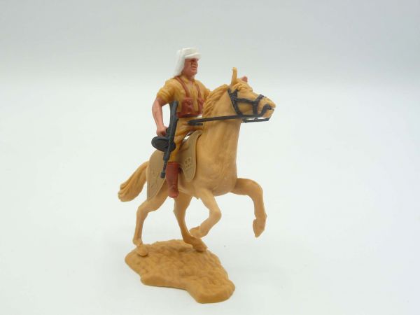 Timpo Toys Fremdenlegionär reitend mit MG - schönes aufsteigendes Pferd