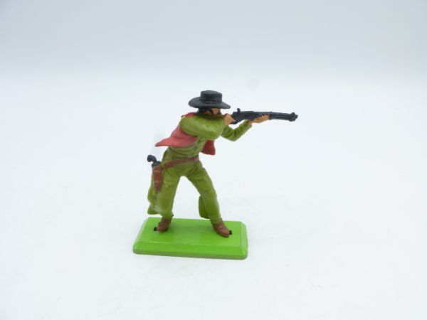 Britains Deetail Cowboy standing shooting - rare figure / colour combination