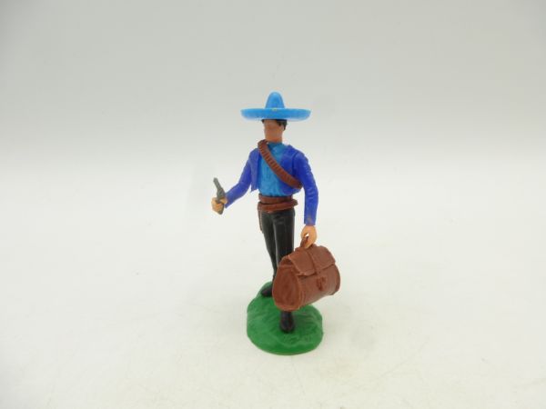 Elastolin 5,4 cm Mexikaner stehend mit Tasche + Pistole