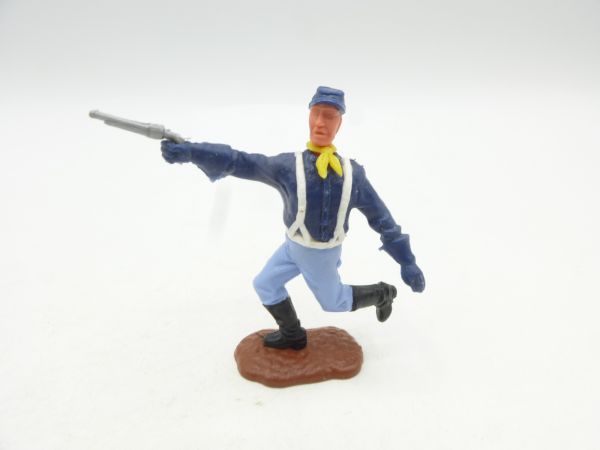 Timpo Toys Union Army soldier 2nd version running, shooting pistol