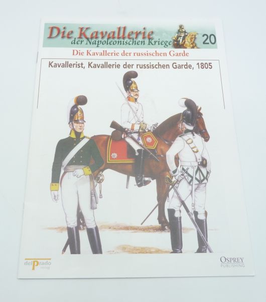 del Prado Bestimmungsheft Nr. 20 Kavallerist, Kavallerie der russischen Garde 1805