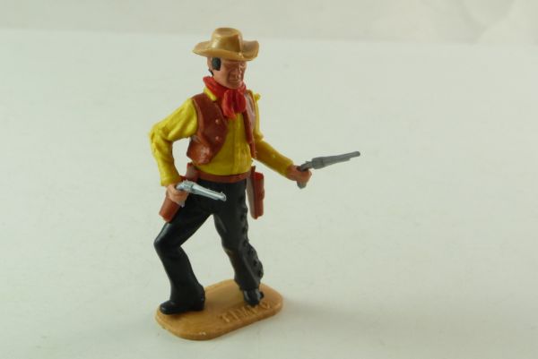 Timpo Toys Cowboy 3. Version (großer Kopf) in seltener Farbkombi