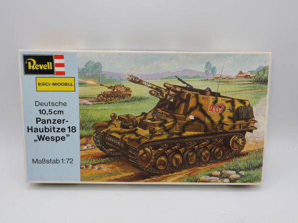 Revell 1:72 10.5 cm Howitzer 18 "Wasp" tank, No. H2302 - orig. packaging