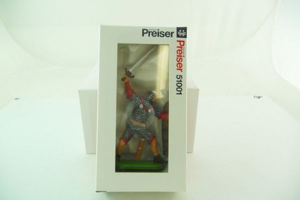 Preiser 7 cm Norman with sword, No. 51001 - orig. packing, unopened box