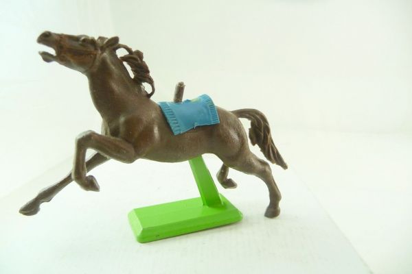 Britains Deetail Pferd braun, langlaufend (blaue Decke)