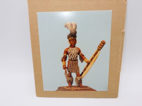 Tomker Models African Warrior, No. 7566 (75 mm Resin Models) - orig. packaging