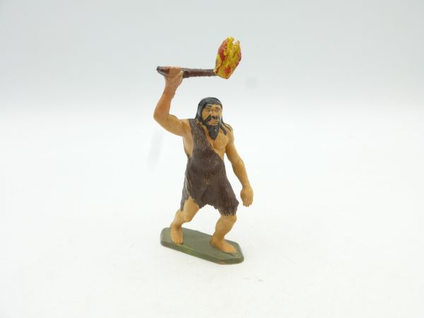 Starlux Prehistoric man with torch - great modification, early figure