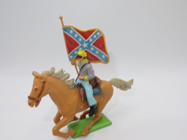 Britains Deetail Southerner riding with flag