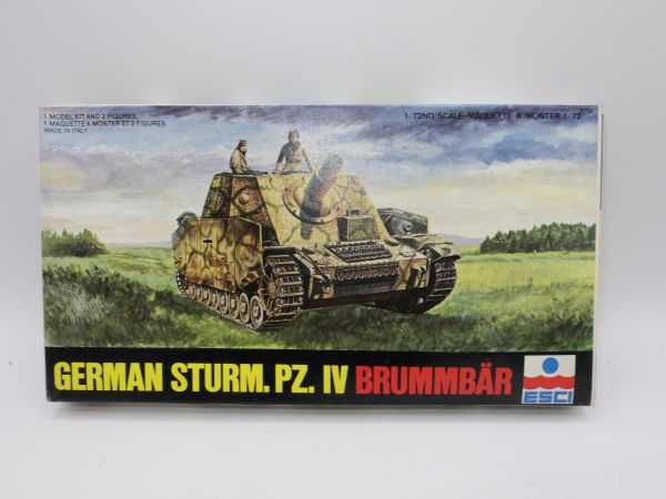 Esci 1:72 German Sturm Pz.IV Brumbär, Nr. 8065 - OVP, am Guss
