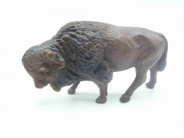 Elastolin Masse Bison, small (length 6 cm) - great painting, very good condition