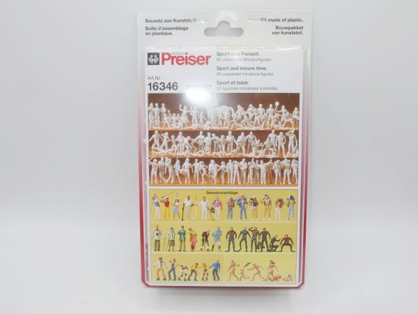 Preiser H0 Sport and leisure time, No. 16346 - orig. packaging, brand new