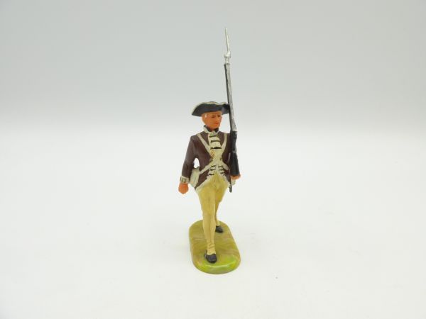 Elastolin 7 cm Regiment Washington: Soldat im Marsch, Nr. 9133 - frühe Figur