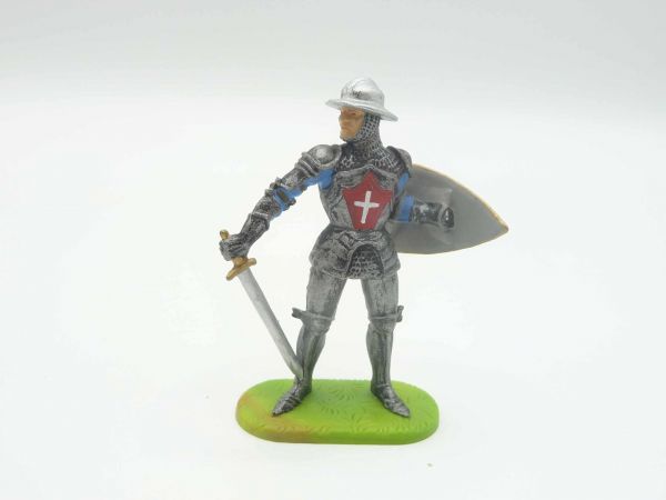 Preiser 7 cm Knight standing, No. 8934 - brand new, great colour