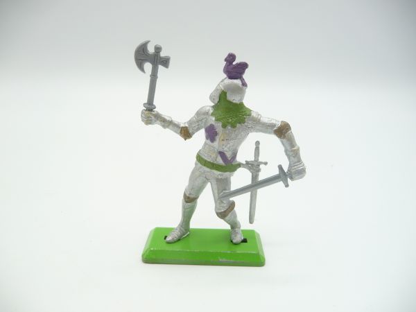 Britains Deetail Knight 2nd version with sword + battleaxe