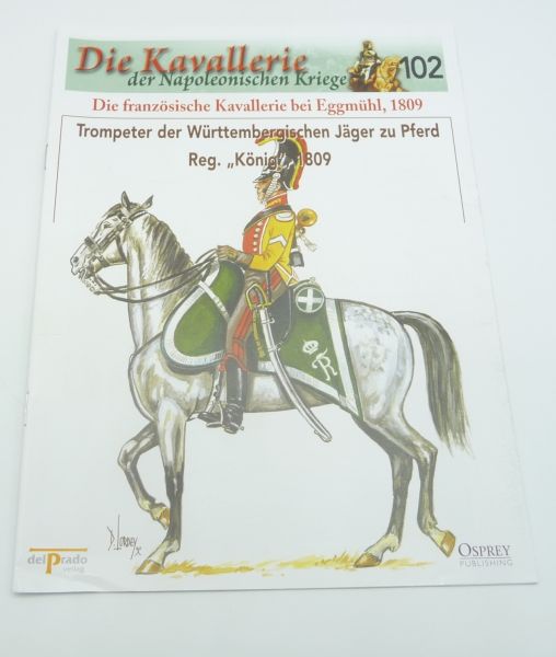 del Prado Booklet No. 102 Trumpeters of the Württemberg Hunters on Horseback