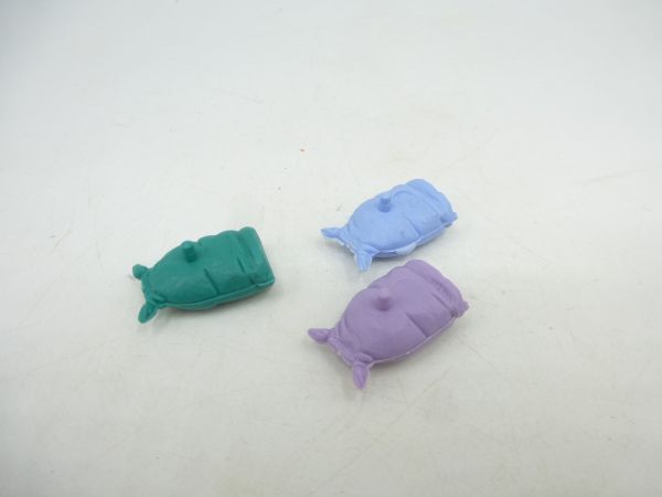 Timpo Toys 3 Säcke mit Pin (flieder, grün, hellblau)