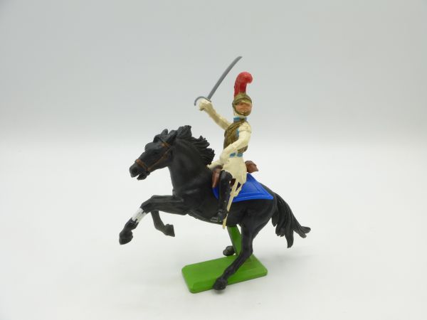 Britains Deetail Napoleonic soldier riding, sabre forward