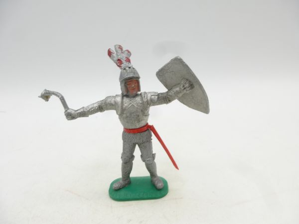 Timpo Toys Silver knight standing with morning star