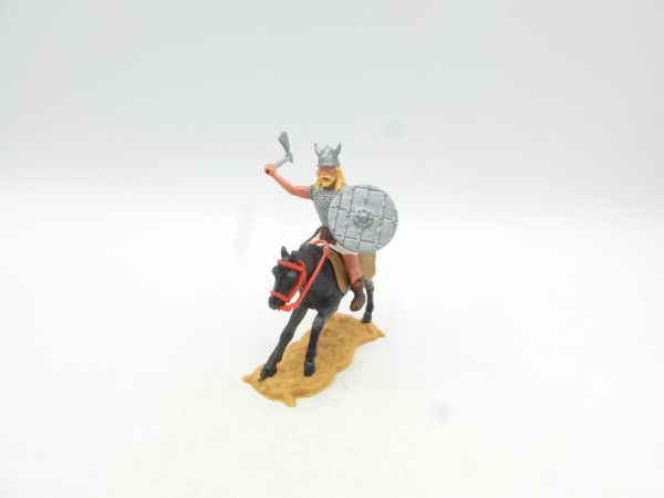 Timpo Toys Viking riding with axe