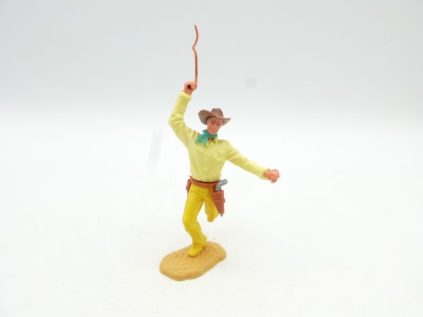 Timpo Toys Cowboy 2nd version running with whip