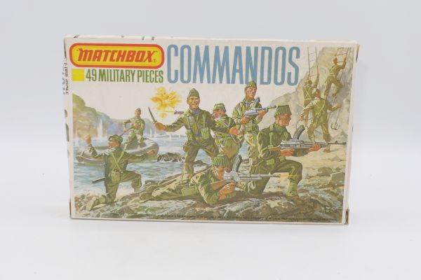 Matchbox 1:76 British Commandos, P5006 - OVP, Figuren lose aber komplett