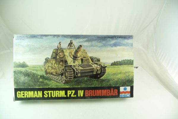 Esci 1:72 German Sturm Pz IV BRUMMBÄR - am Guss, inkl. Aufkleber