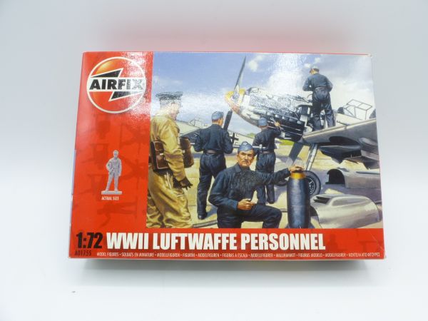 Airfix 1:72 WW II Luftwaffe Personnel, No. A01755 - orig. packaging, Red Box, sealed