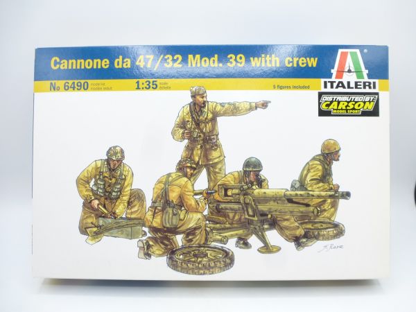 Italeri 1:35 Cannone de 47/32 Mod 39 with Crew, No. 6490