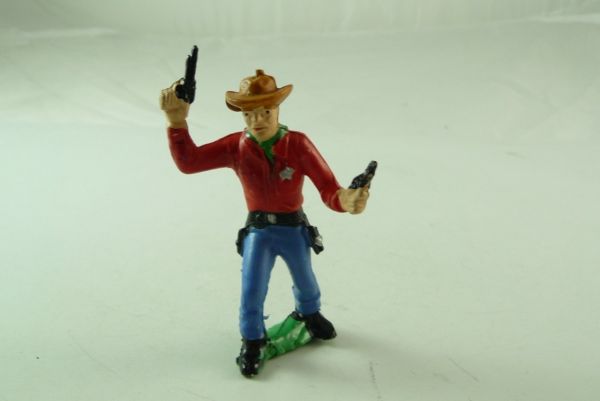 Heimo Cowboy stehend mit 2 Pistolen