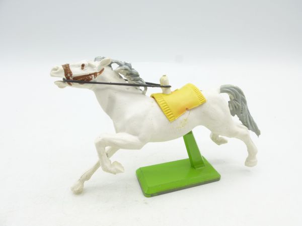 Britains Deetail Horse long-striding, white, yellow blanket