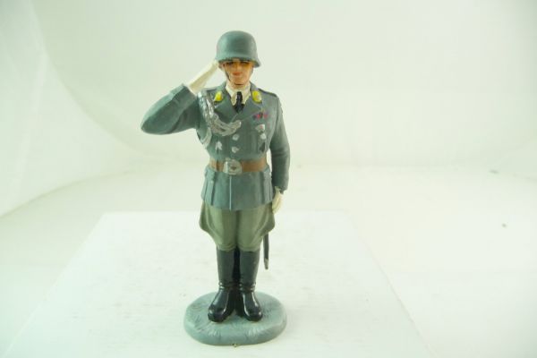 Preiser 7 cm Air Force: soldier, saluting - collector's painting
