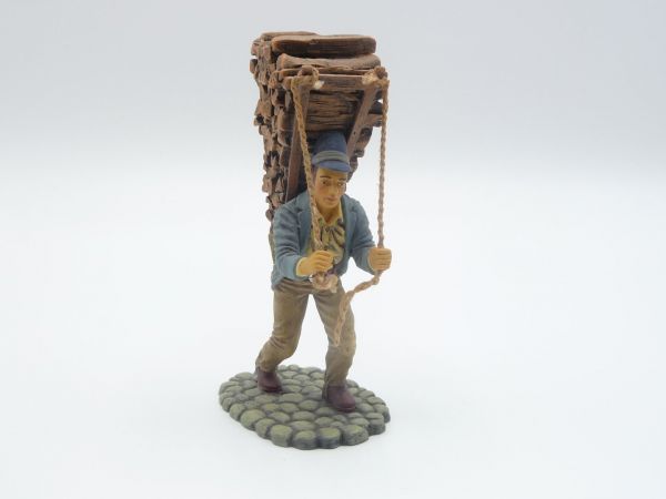 Germania Farmer with wood charge - great diorama, very good condition
