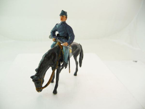 Merten 4 cm Union Army soldier with rifle, on grazing horse