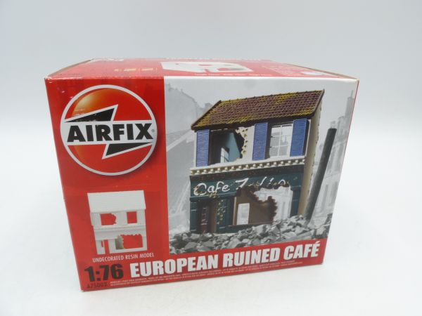 Airfix 1:76 European Ruined Café, No. 75002 - orig. packaging, top condition