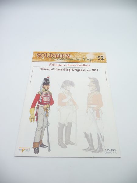 del Prado Booklet No. 52, Officer 6th (Inniskilling) Dragoons, ca. 1811