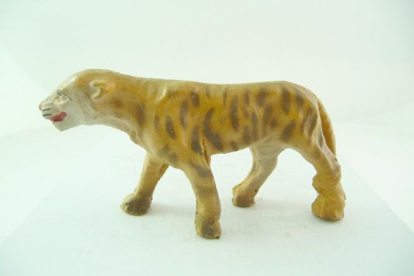 Tiger walking, composition (length 9 cm, height 4 cm)