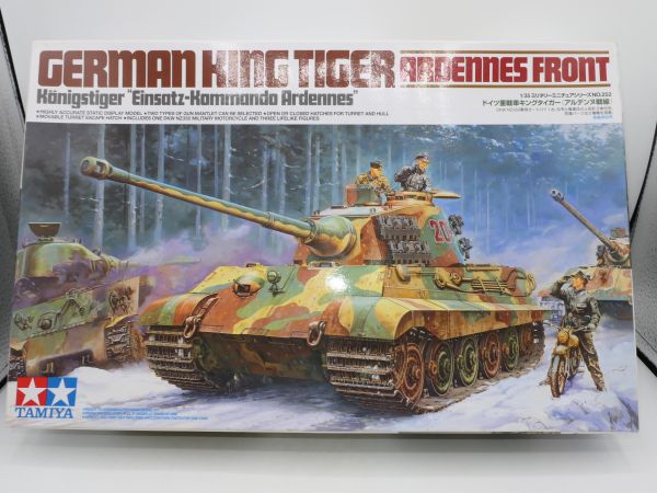 TAMIYA 1:35 German King Tiger Ardennes Front, No. 35252-4000 - orig. packaging