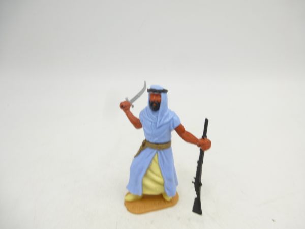 Timpo Toys Arab standing, light blue with rifle + sabre - variant