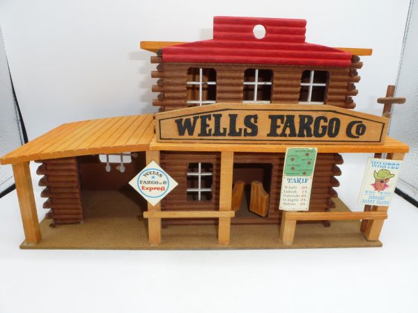Elastolin Wells Fargo Station - tolles 2-stöckiges Gebäude