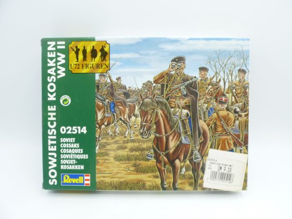 Revell 1:72 WW II Soviet Cossacks, No. 2514 - orig. packaging, on cast