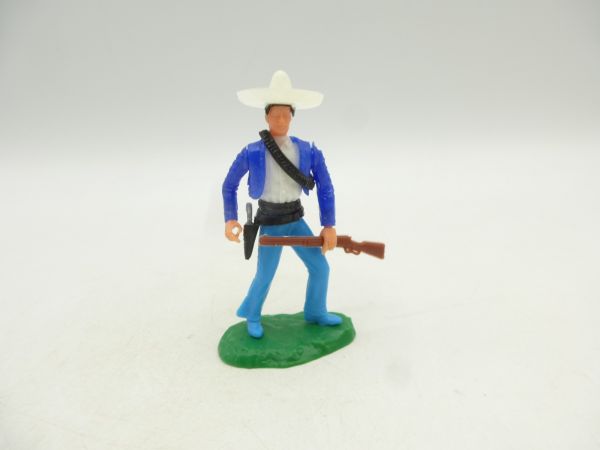 Elastolin 5,4 cm Mexican standing with pistol + rifle (2 weapons)