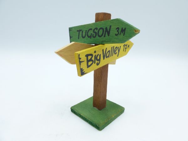 Elastolin Signpost (Tucson, Big Valley, Santa Fe)