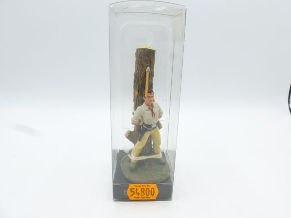 Preiser 7 cm Cowboy at the stake, No. 6958 - orig. packaging, brand new
